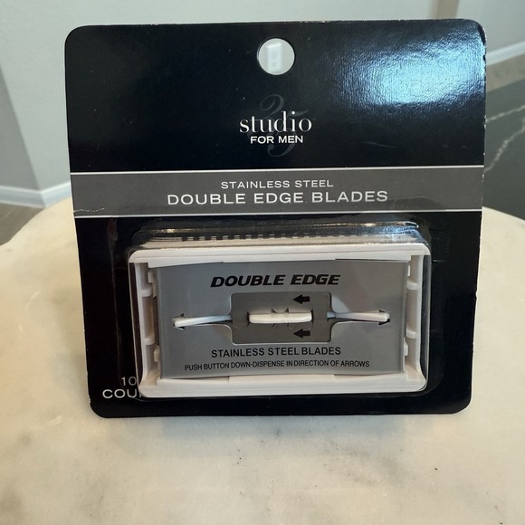 Other - Studio Stainless Steel Double Edge Blades 10 Count New In Box Vintage